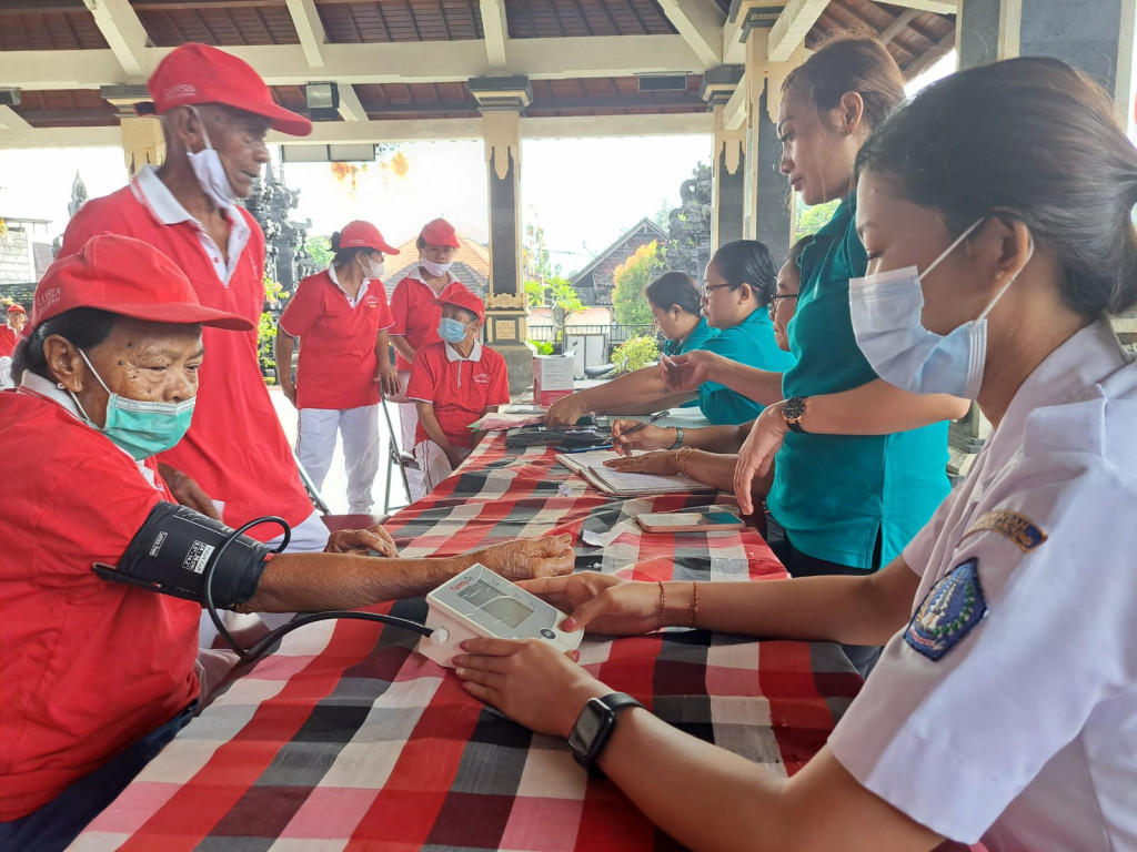 Pelaksanaan Kegiatan Lansia di Banjar Delod Sema